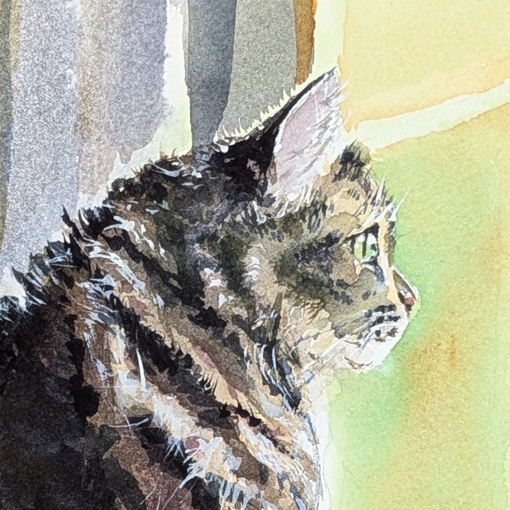 Feline Art Print - Ode To Chester